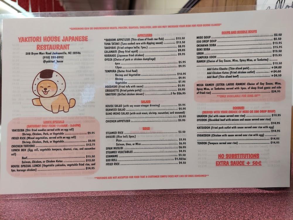 Yakitori House Restaurant Jacksonville